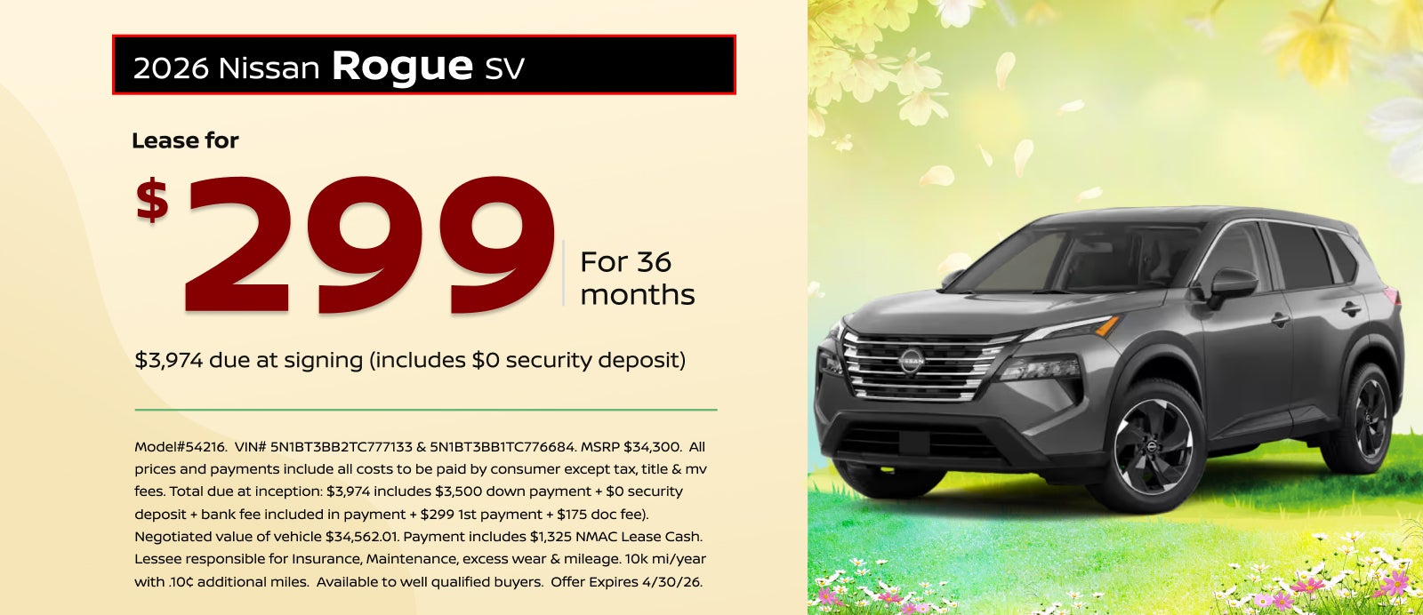 2026 Nissan Rogue SV