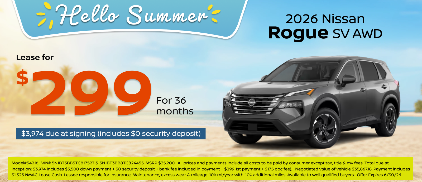 2026 Nissan Rogue SV