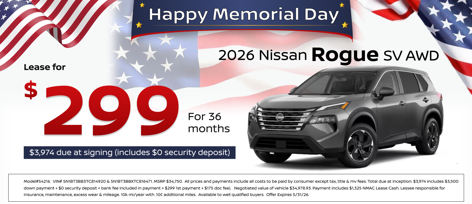 2026 Nissan Rogue SV
