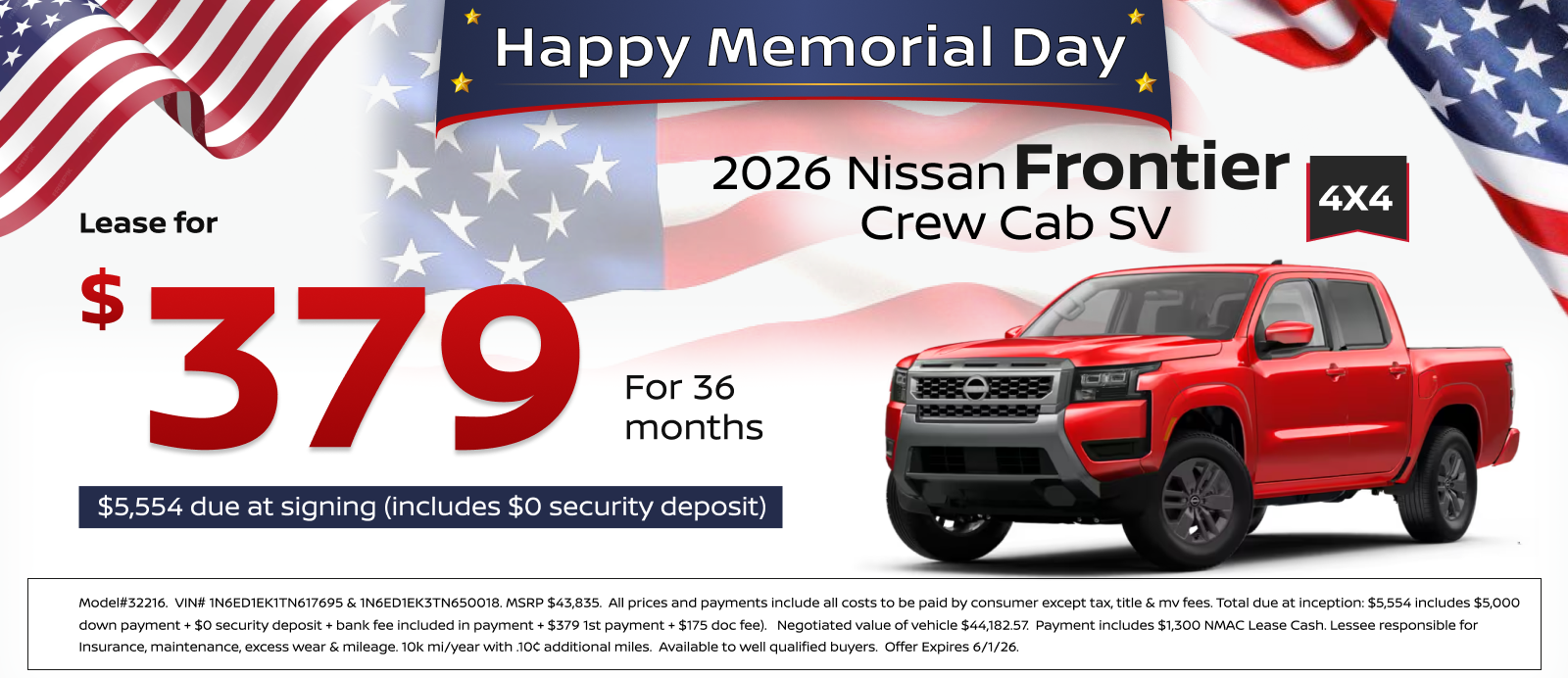 2026 Nissan Frontier Crew Cab