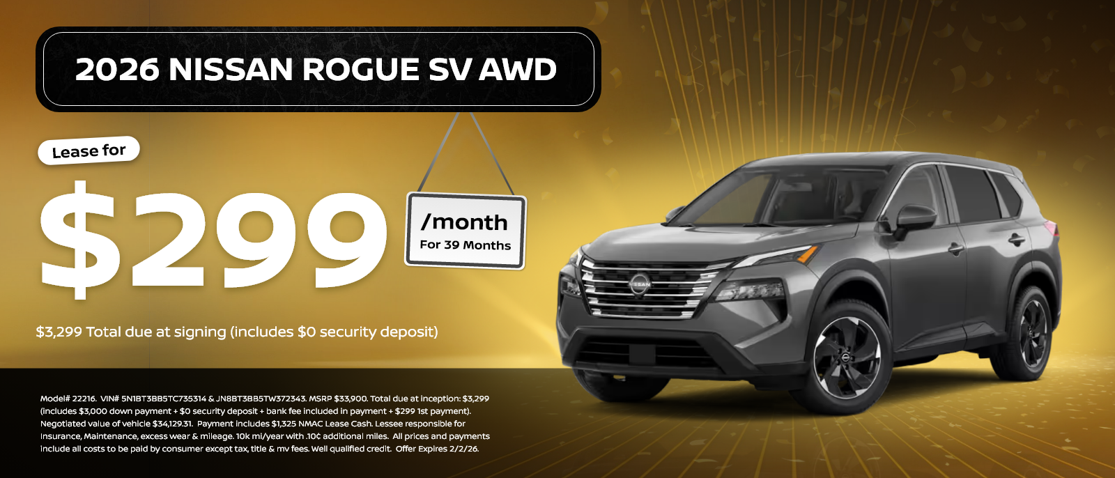 2026 Nissan Rogue SV AWD